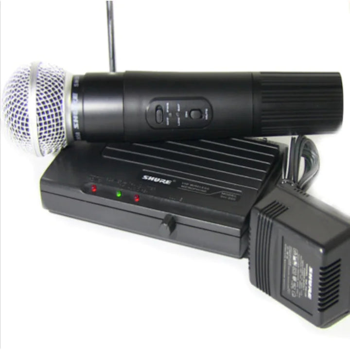 Microfon wireless AT PERFORMANCE®, leduri indicatoare, si buton volum, Profesional.