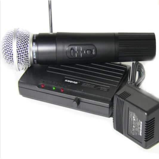 Microfon wireless AT PERFORMANCE®, leduri indicatoare, si buton volum, Profesional.