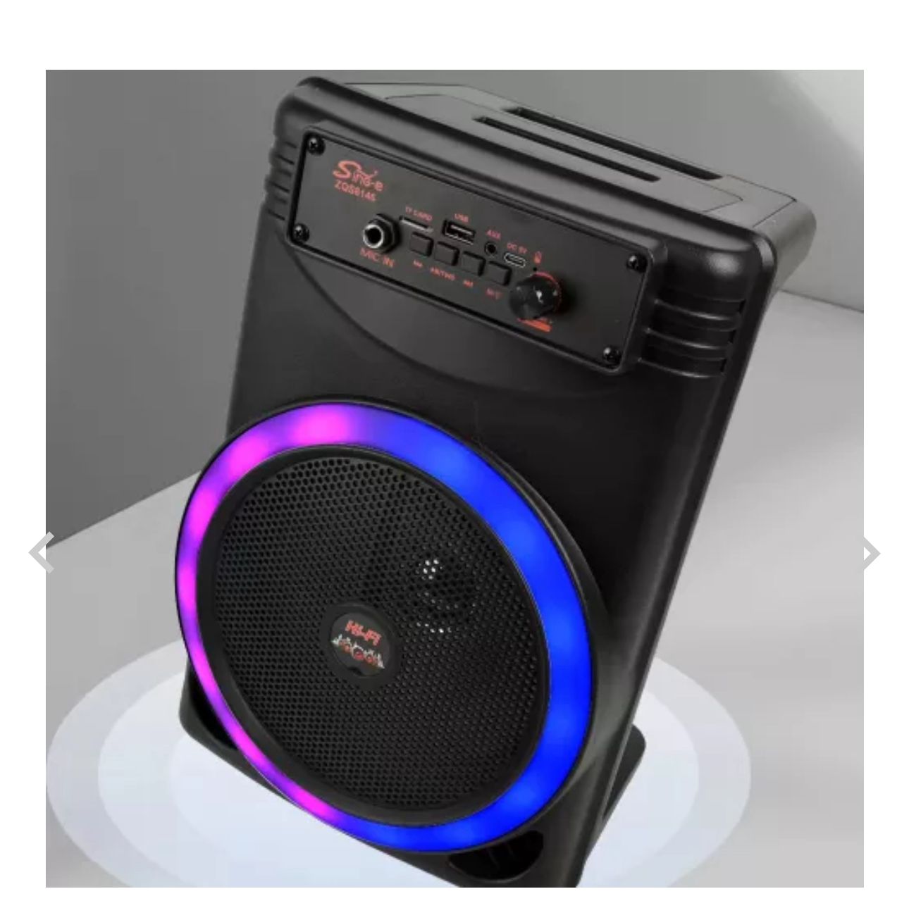 Boxă portabilă ZQS8146 48W P.M.P.O USB BT AUX FM microfon