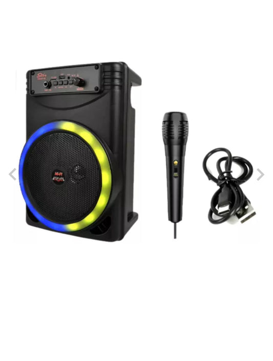 Boxă portabilă ZQS8146 48W P.M.P.O USB BT AUX FM microfon