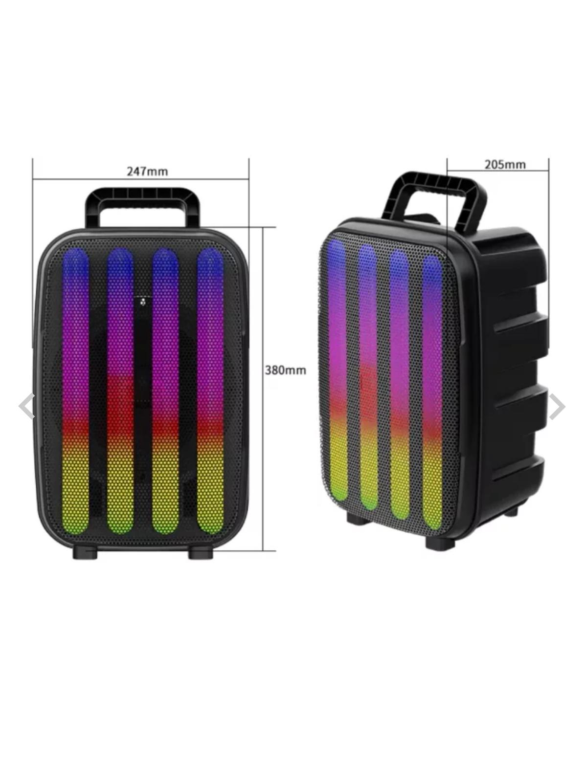 Boxă portabilă cu microfon ZQS8155 45W PMPO BT/USB/FM 3600mAh