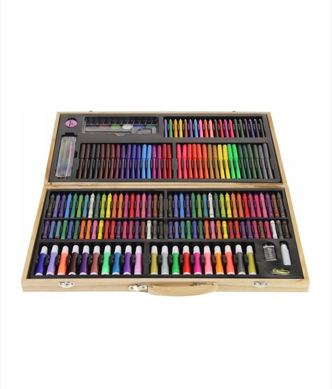 Set artistic pentru copii, Azaris, 180 de piese, multicolor, 47,5x4,5x31,5cm