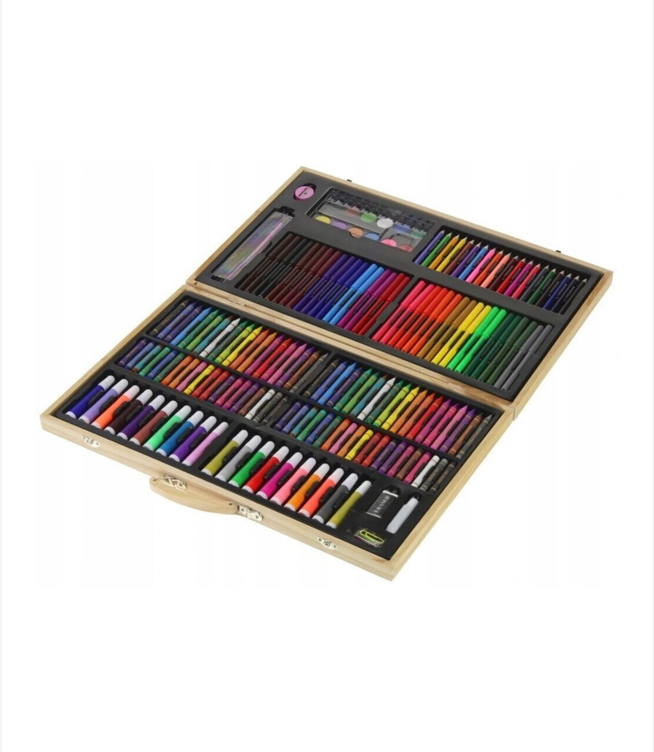 Set artistic pentru copii, Azaris, 180 de piese, multicolor, 47,5x4,5x31,5cm