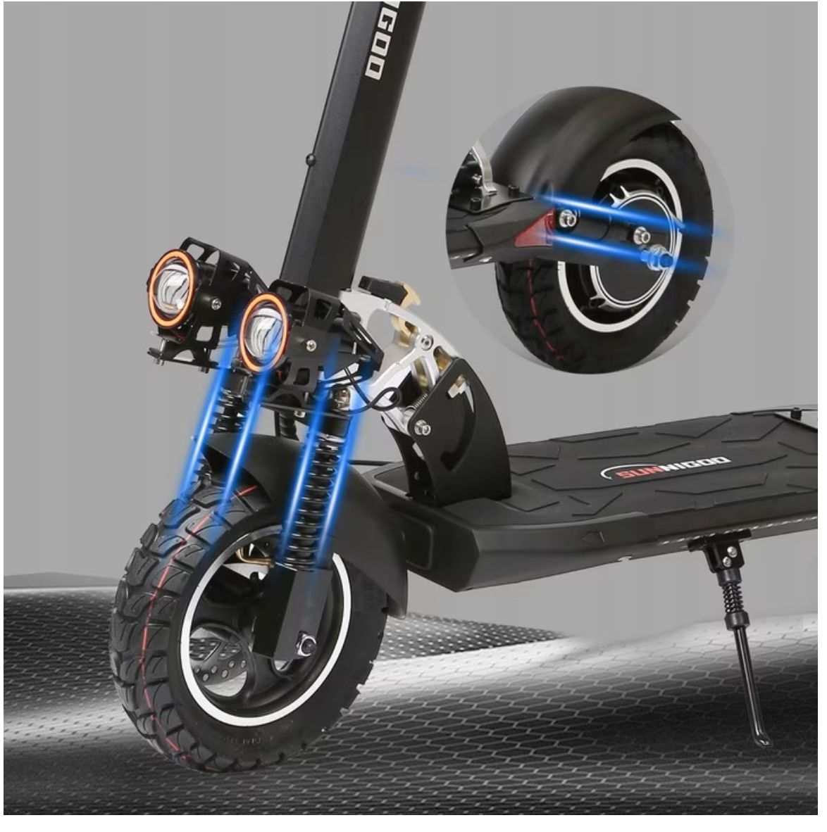 Trotinetă electrică plibilă Sunnigoo N3LMAX, motor 800W, baterie 48V/15Ah, viteza maxima 20km/h, autonomie max.55km