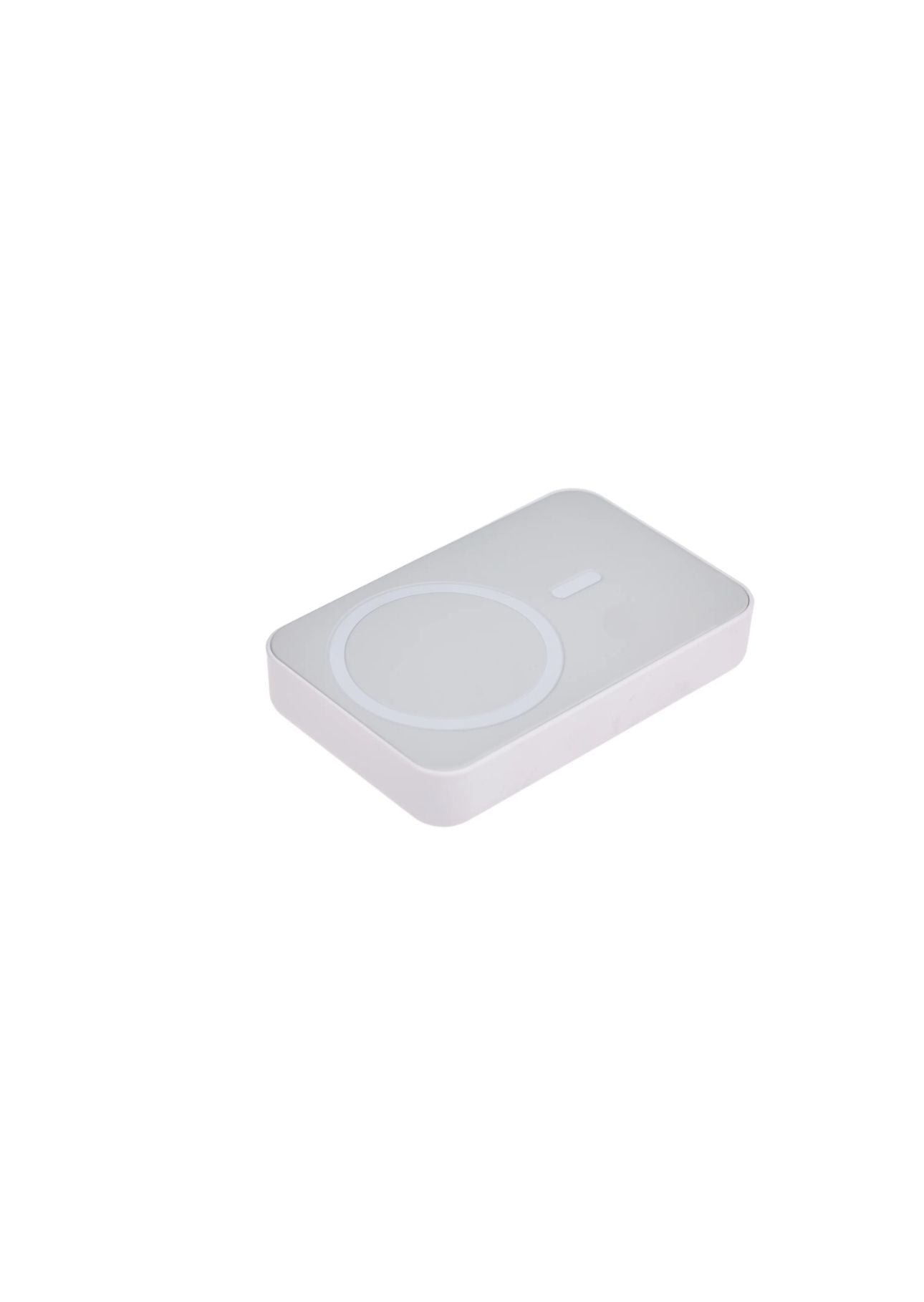 Baterie Externă Wireless Vitse Slim by Vitse 5.000 mAh, Compatibilă iPhone 12-15 Pro si Android, Power Bank fast charger, incărcare Wireless QI 15W, Portabilă, Cablu Type-C, Alb
