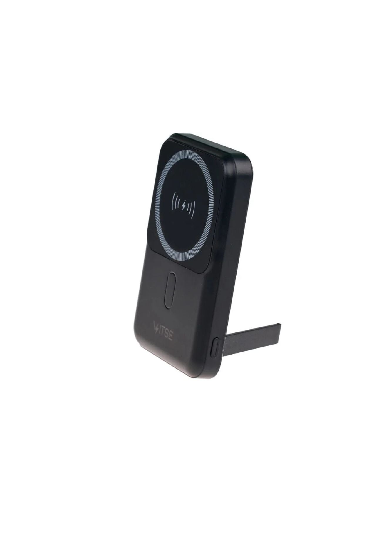 Baterie Externă Wireless Vitse Slim by Vitse 12.000 mAh, Compatibilă iPhone 12-15 Pro și Android, Power Bank fast charger, incărcare Wireless QI 20W, Portabilă, Cablu Type-C, Negru