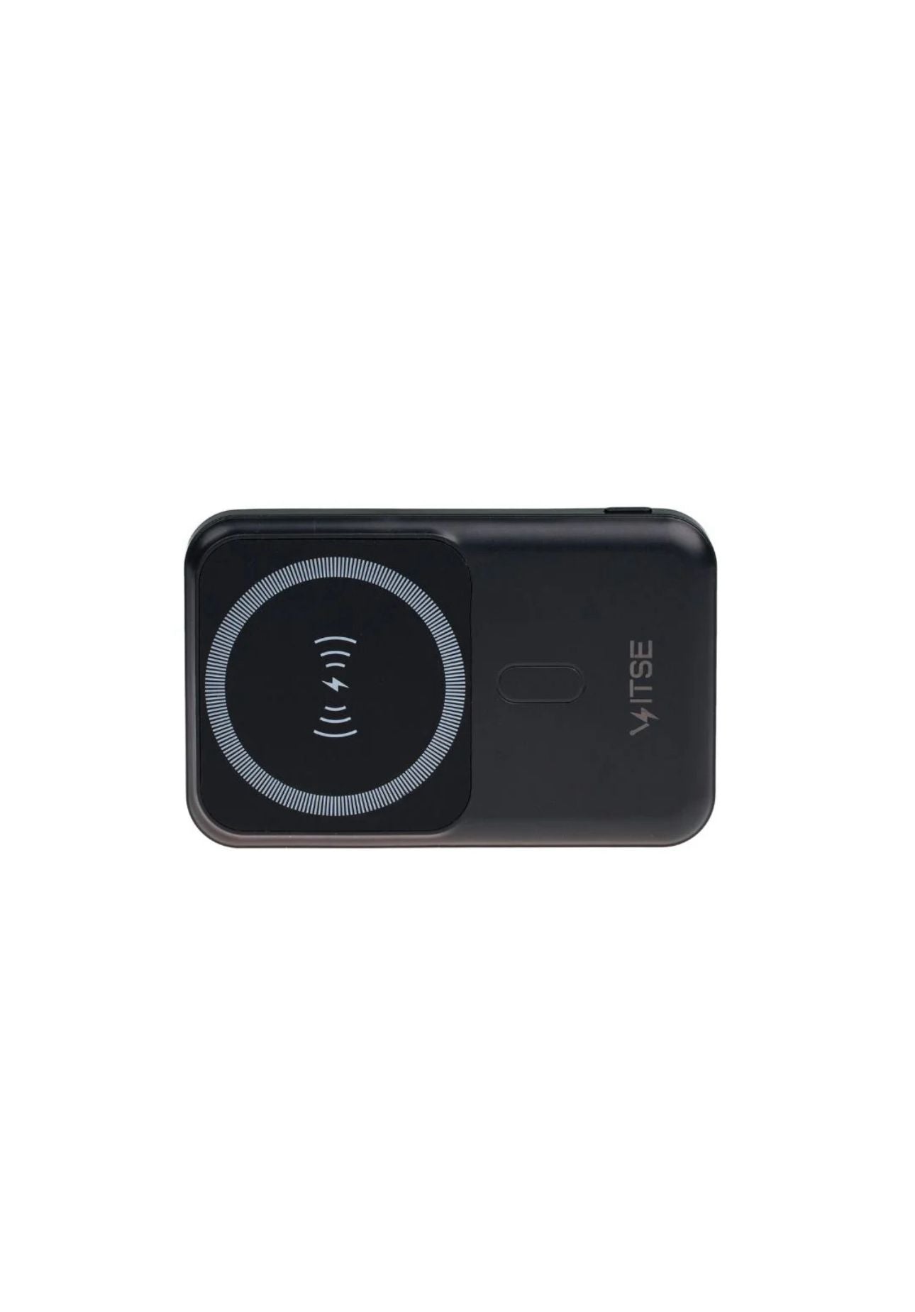 Baterie Externă Wireless Vitse Slim by Vitse 12.000 mAh, Compatibilă iPhone 12-15 Pro și Android, Power Bank fast charger, incărcare Wireless QI 20W, Portabilă, Cablu Type-C, Negru