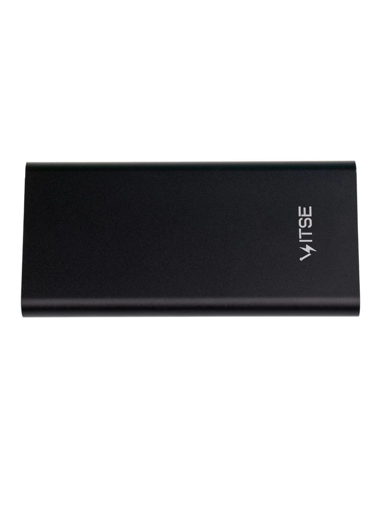 Baterie Externă Power Bank din aluminiu 10000 mAh - Powerflat, Titanium