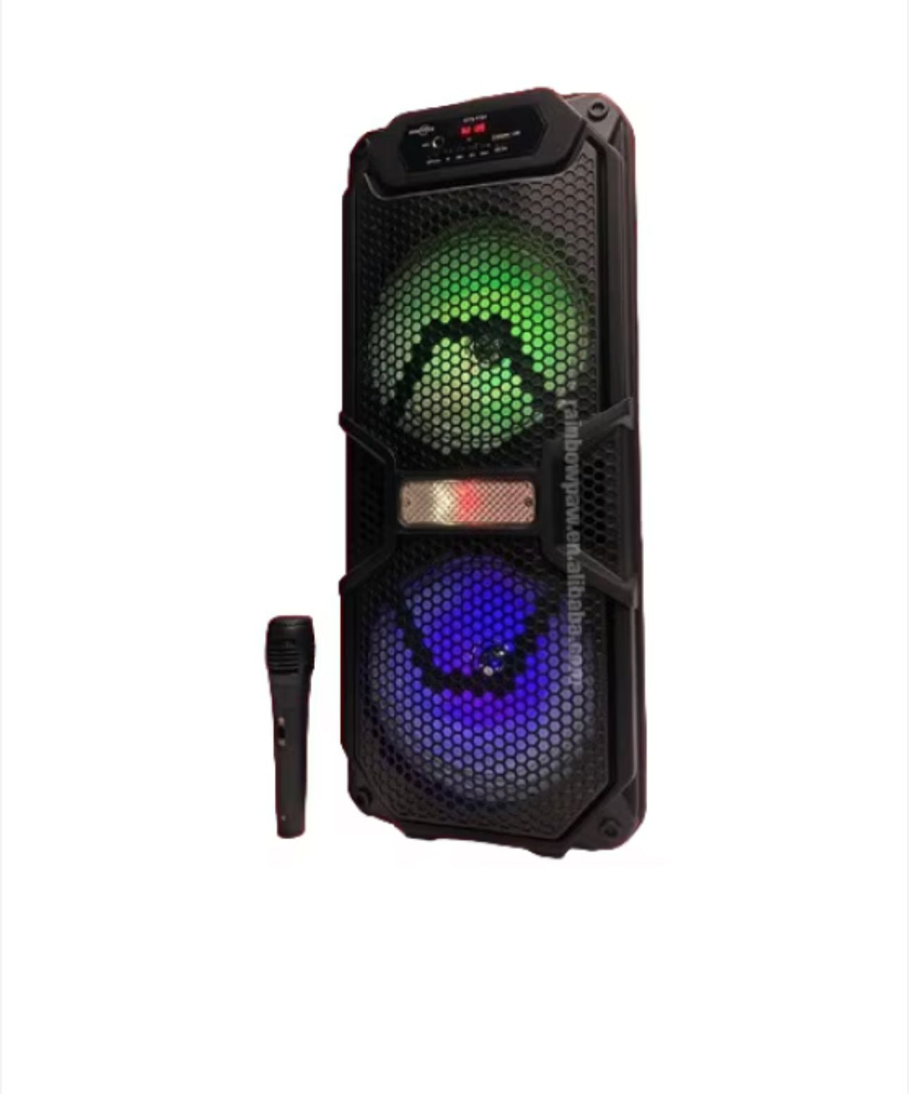 Boxa Portabila 8" GTS-1701 RGB cu Microfon